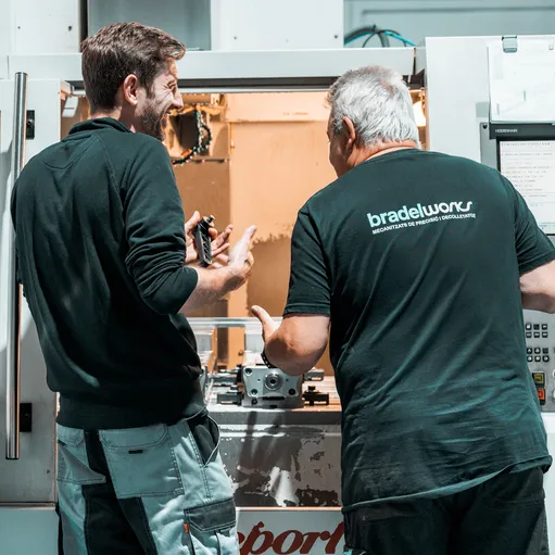 Pieza mecanizada en BradelWorks